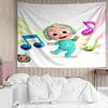 1PC Rainbow Coco Adventure K-pop music group Tapestry Accessories for Bedroom,Livingroom, dormitory Room Wall Decor Fan Birthday Gifts