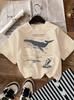 Summer Harajuku Graphic T Shirts Y2k Tops Humpback Whale Anatomy Print Unisex Oversized T Shirt Streetwear Vintage Tee Clothing