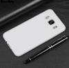 Матовый силиконовый ТПУ мягкий задний чехол-бампер для Samsung J5 J510 J3 J310 J7 J710 2016 Конфетные однотонные чехлы