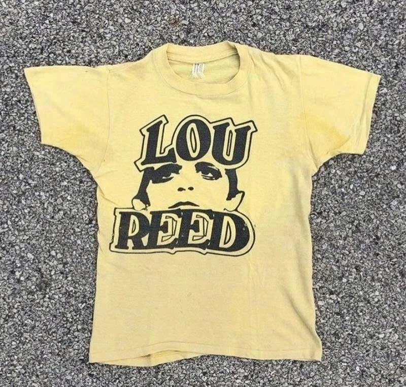 Lou Reed The Velvet Underground Band 90s Rare T Shirt Basic Style S5xl