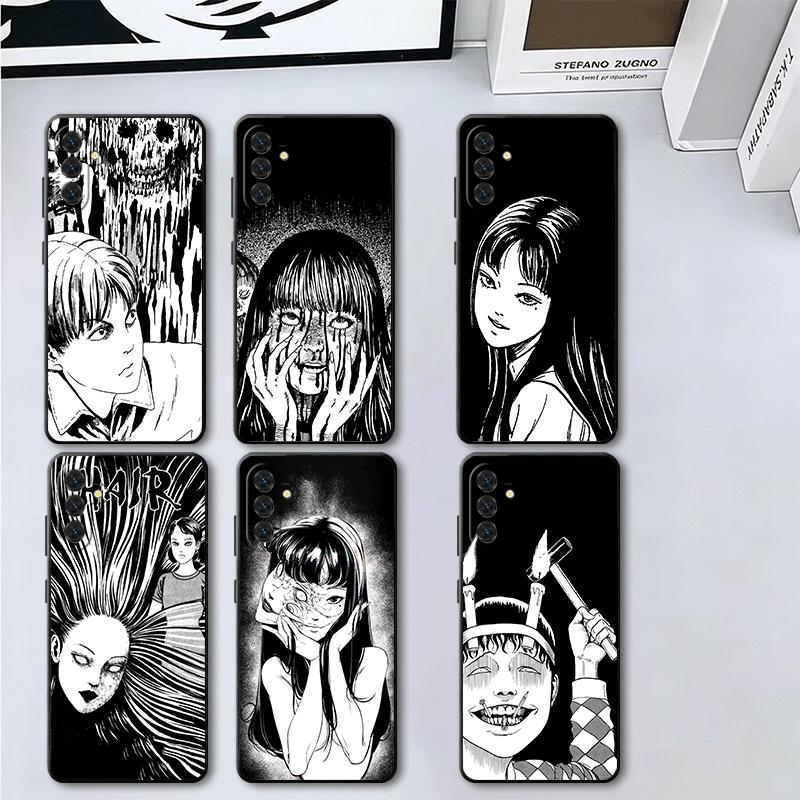 Японский Хоррор Аниме Мягкий Чехол для Телефона для Samsung A17 A37 A57 A16 A26 A36 A56 A15 A25 A35 A55 A14 A24 A34 A54 A13 A23 A33 A53 A5