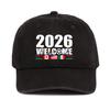 Outdoor Sports Baseball Cap with Printed Letters for Men Women, Breathable Sun Hat for Football Soccer