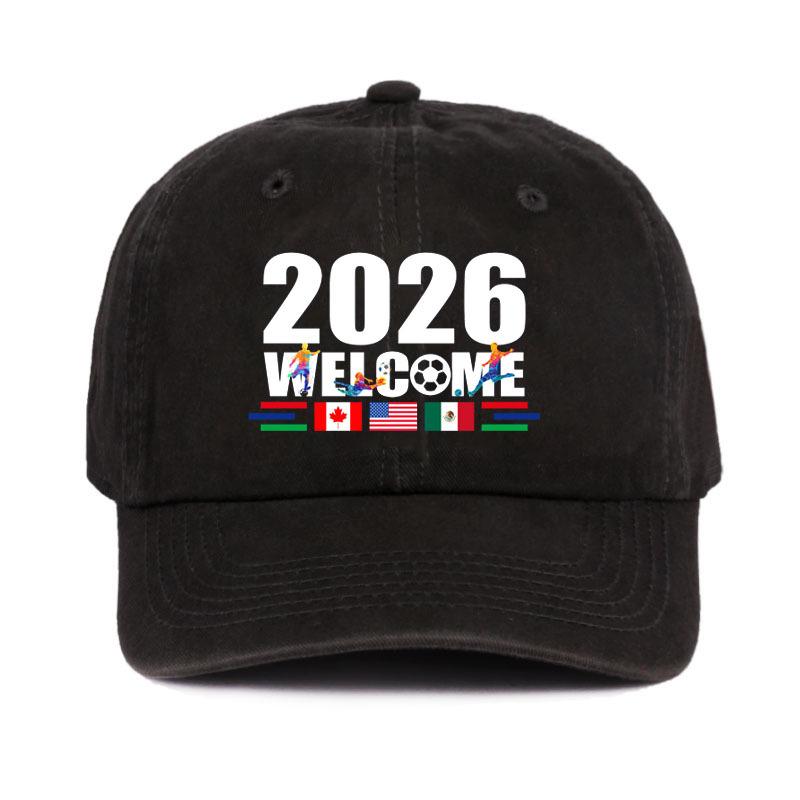 Outdoor Sports Baseball Cap with Printed Letters for Men Women, Breathable Sun Hat for Football Soccer
