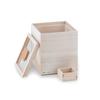 Masuda Paulownia Wood Rice Container with Rice Cups (5kg) - Rice Storage, Food Storage, Storage Container, Paulownia Wood Box/Made In Japan, Wooden Ri