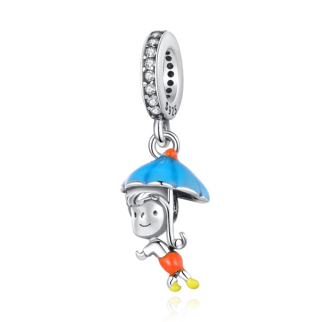925 Silver Boys Girls Character Series Beads Charms Pendent Jewelry Fits 925 Original Bracelet Diy Gift For Women