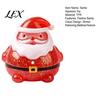 Christmas Party Decorations Prizes Santa Claus Squeeze Toy, Slow Rising Maltose Stress Relief Fidget with Glitter Sensory Toys Glitter, Soft TPR Pinch