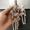 4 шт./комплект Подвесной Череп Призрак Симуляция Скелета Человека Косплей Украшение Фальшивые Кости Хэллоуин Вечеринка Домашние Украшения Реквизит