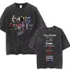 Washed Chris Brown Music Album Cover Print Tshirt Breezy Bowl XX Tour  Merch T Shirts Men Women Hip Hop High Quality Tshirt