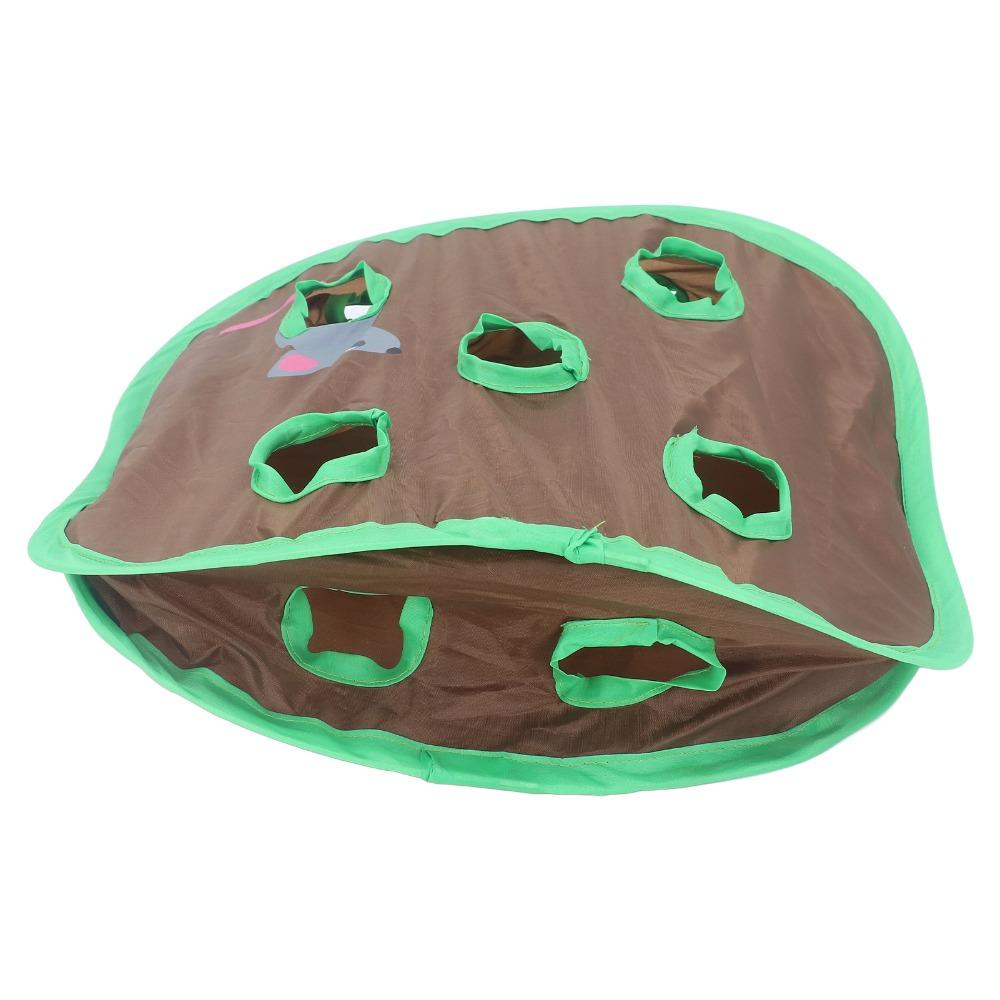Bell Included Mouse Chasing Toy Collapsible Foldable Popup Cat Toy Indoor Play