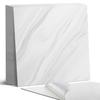Ready-to-install vinyl tiles with decorative print, marble pattern with waves, 9x30x30 cm
