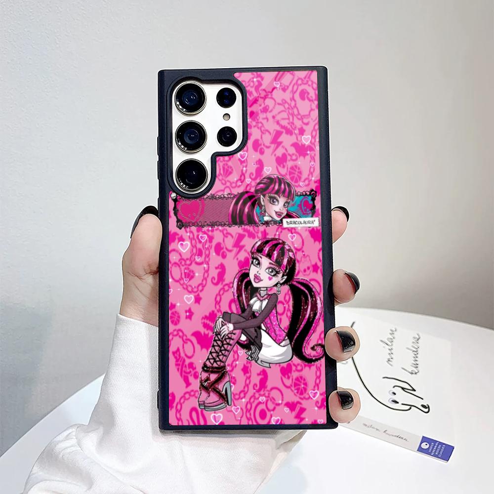 M-Monsters-H-High Anime Phone Case For Samsung Galaxy S26 S25 S24 S23 S22 S21 S20 FE Edge Pro Plus Ultra PC+TPU Cover