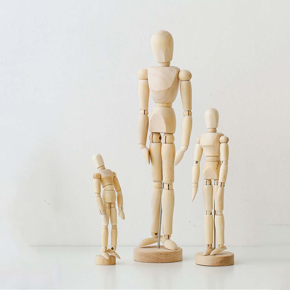 Artist Art Models Sketch Supplies Home Decor Figure Model Mannequin Action Toy Figures Wooden Toy