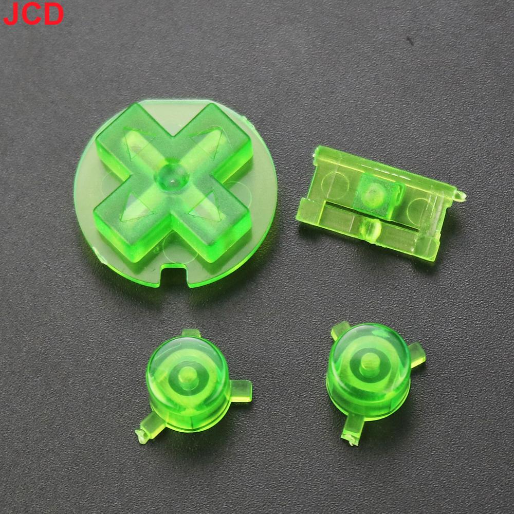 JCD 1 Set Colorful Replacement Buttons Set Replacement For Game boy GBP Console On Off Button A B Buttons D Pads Replace