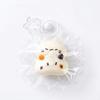 Soft Cat Shape Squeeze Keychain Food-Grade Silicone Fidget Toy Squishy Pendant  Hand Relaxation