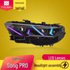 Светодиодная сборка фар с RGB дневными ходовыми огнями для моделей BYD Song Pro 19-24