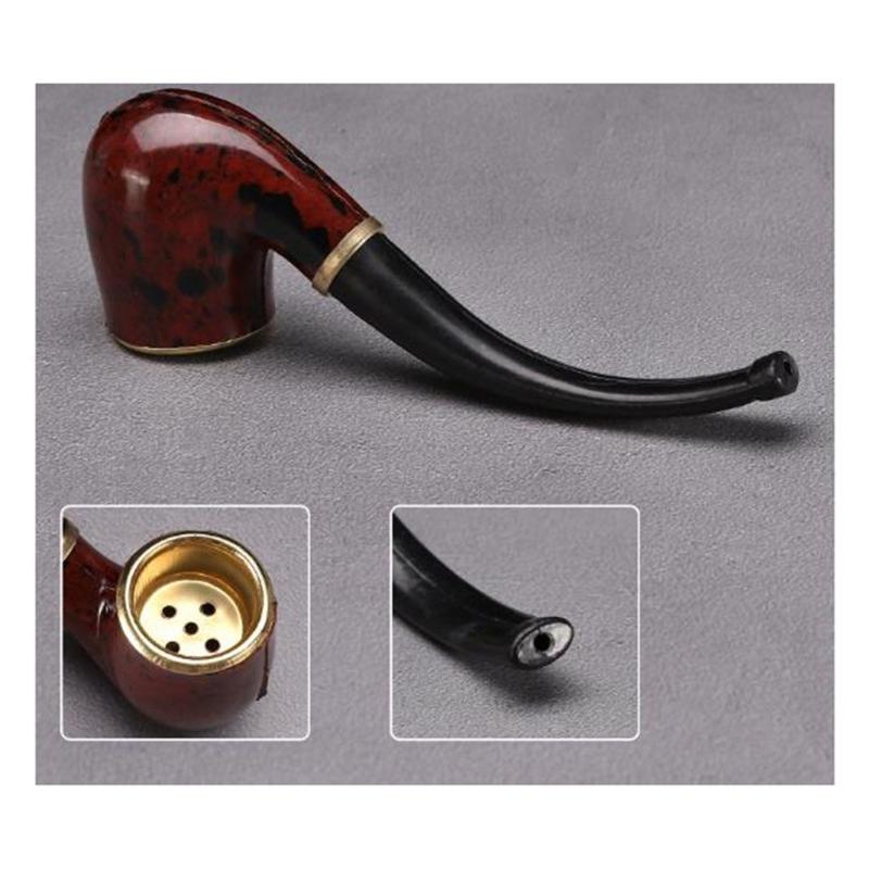 2 шт. Мужской костюм детектива Комплект костюма Трубка Черно-белая шляпа Аксессуары для костюма детектива для вечеринок на Хэллоуин