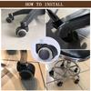 2 inch Chair Caster Replacement Furniture Wheel New Mute Wheel  Office