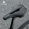 Bicycle Saddle Hollow Breathable Soft Seat Cushion MTB Shock Absorbing Non-Slip Leather Road Bike Lightweight Saddle