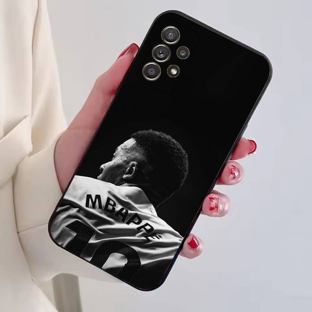 Футбольный S-Star M-MbappeS-S Чехол для телефона Samsung S25,S24,S21,S22,S23,S30,Ultra,S20,Plus,Fe, Мягкий силиконовый черный чехол