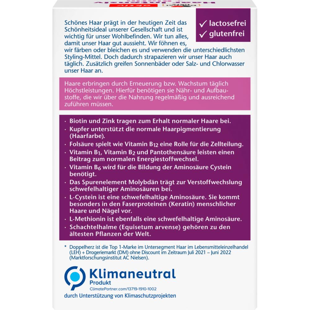 Капсулы Doppelhertz Intensive для волос 17,4 г