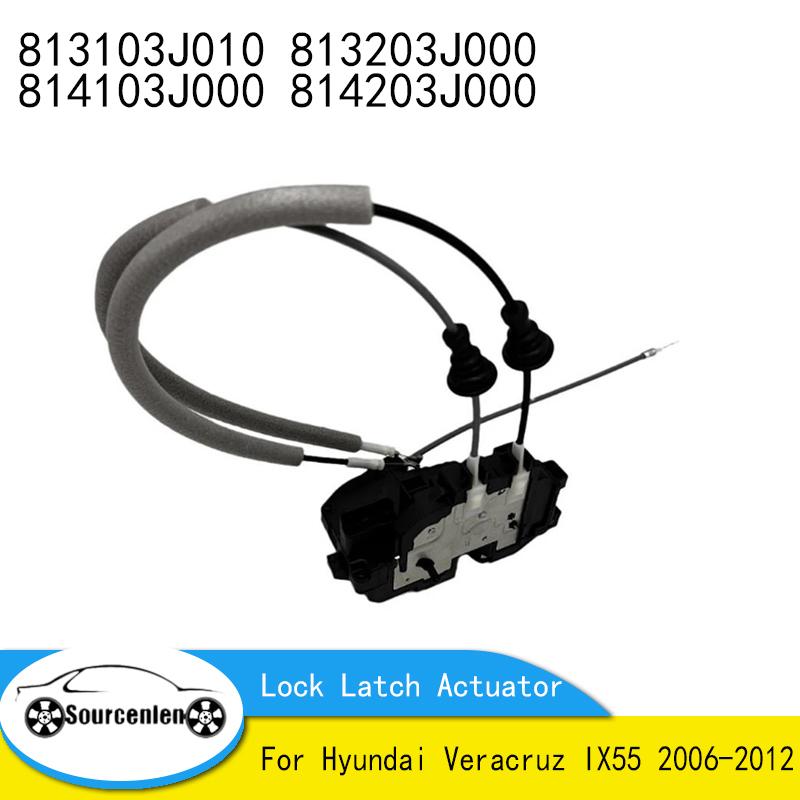Новый привод замка двери левый правый для Hyundai Veracruz IX55 2006-2012 813103J010 813203J000 814103J000 814203J000