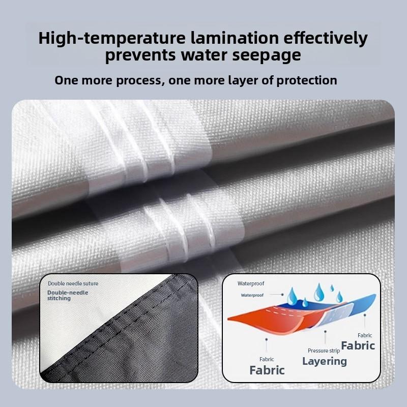 Motorcycle Cover, Rain Electric Vehicle Outdoor Scooter Sunshade And Sun Protection Cover