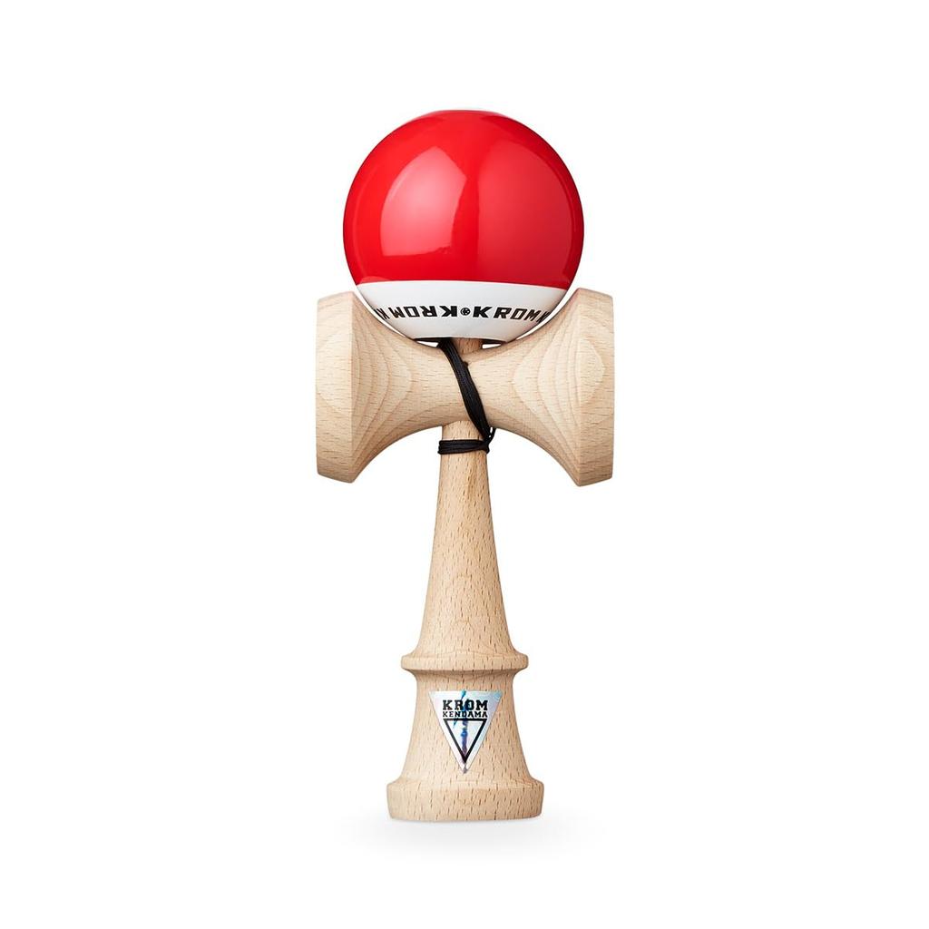 Kendama KROM POP Chrome Pop LOL Sticky Clear (Red)