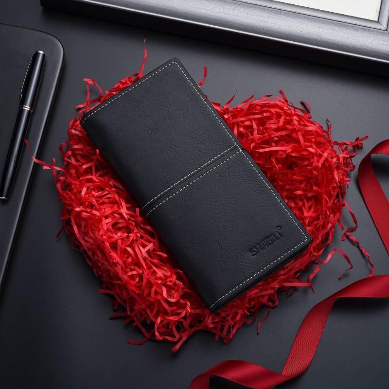 Бизнес ультратонкий длинный кошелек креативный многослотовый кошелек мужской зажим для карт крайняя плоть