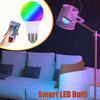 Умная RGB лампочка E27 220V Диммируемая светодиодная цветная лампочка 16 цветов 24-клавишный пульт для домашнего освещения Декор атмосферы