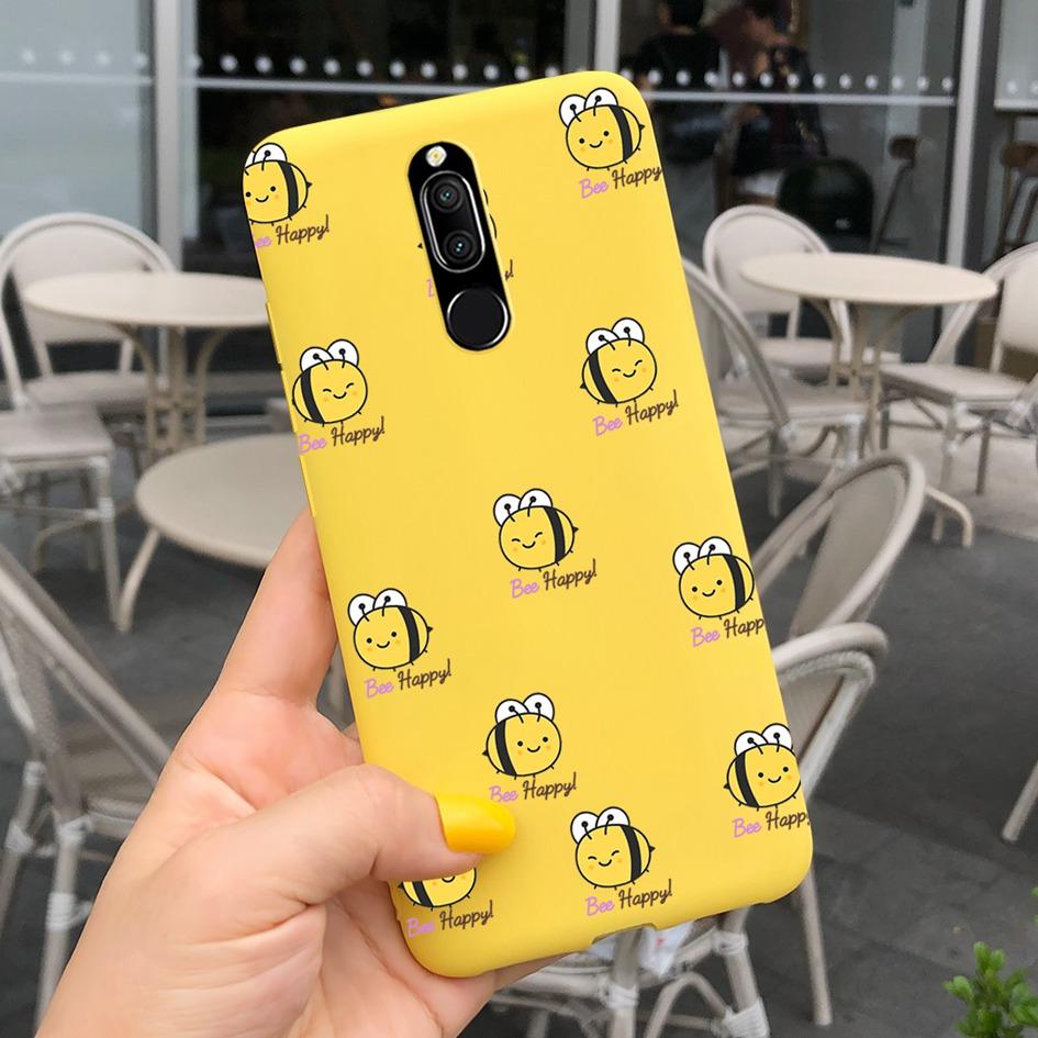 For Huawei Nova 2i Case Candy Colorful Matte Soft Silicone Cover for Huawei Mate 10 Lite RNE-L21 RNE-L22 Phone Cases Nova2i Capa