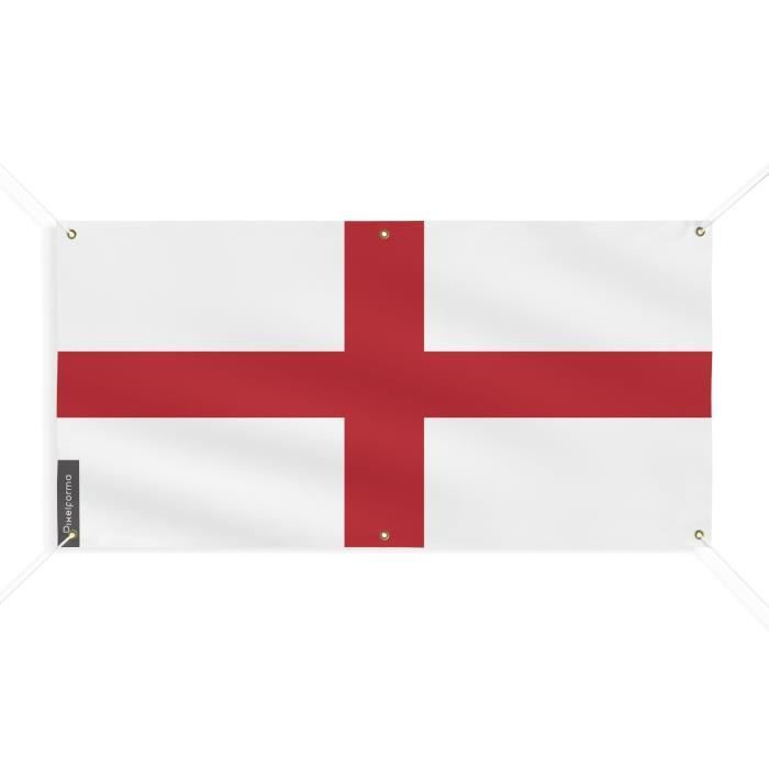 Bannière Drapeau De l'Angleterre 6 Oeillets 40x80cm En Polyester