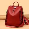 Женский рюкзак, женский рюкзак, большая вместимость, противоугонная мягкая кожаная дорожная сумка через плечо