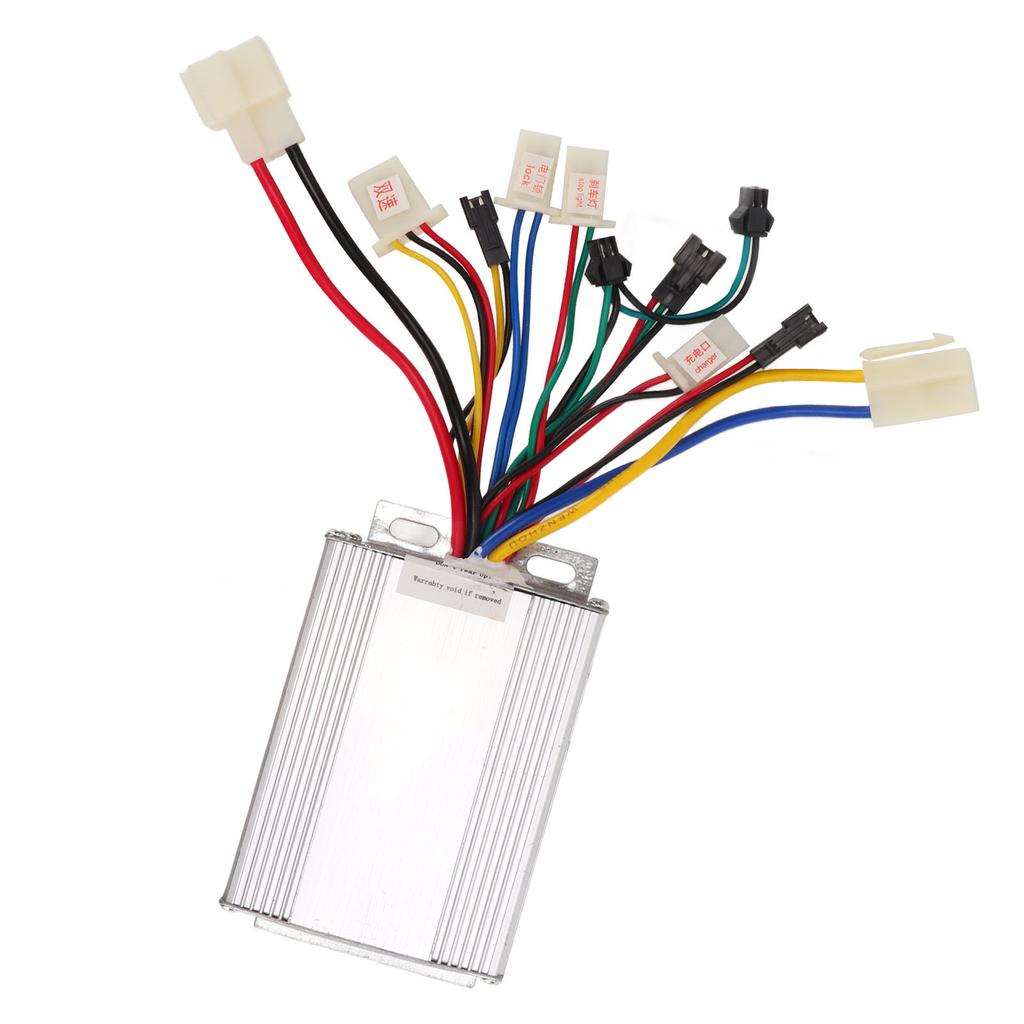 Комплект регулятора скорости вращения щеточного двигателя 48 В 500 Вт с поворотными ручками дроссельной заслонки и тормозными рычагами для электромобиля