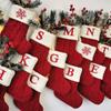 Letters Tree Pendant Christmas Pendant Decor Gift Holders Merry Christmas Socks Xmas Gift Stockings