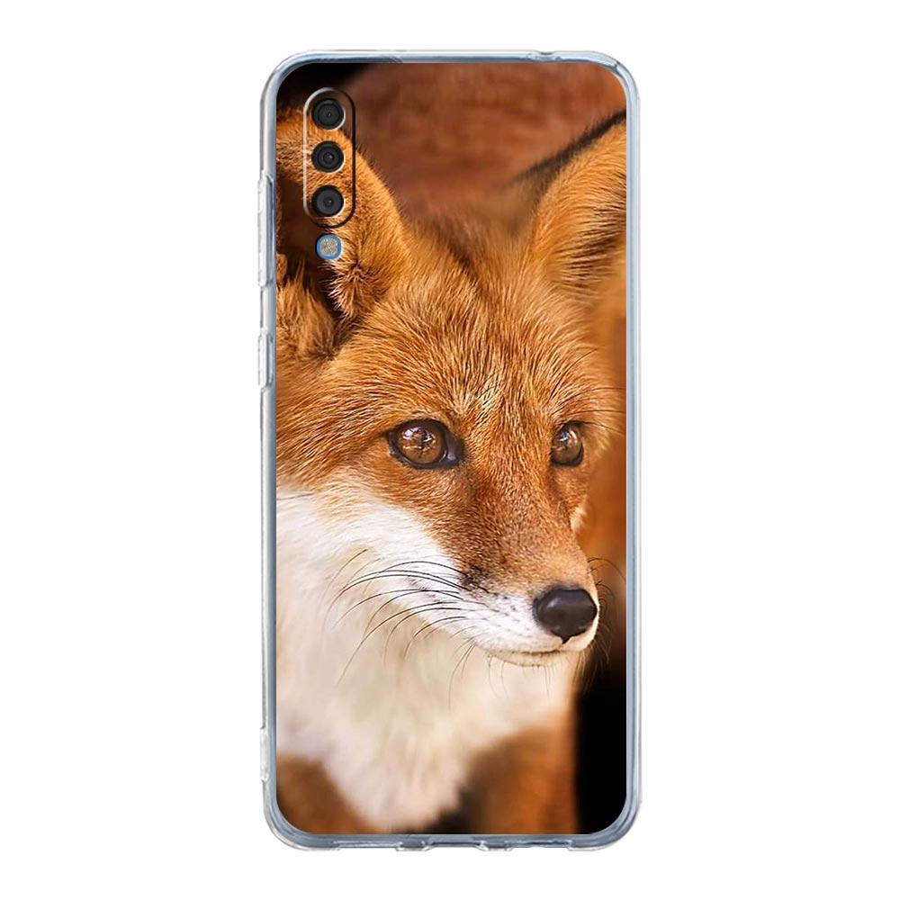 Милый подарочный чехол для телефона Red Fox для Samsung Galaxy A52 A50 A70 A30 A40 A20E A10 A10S A20S A02S A04s A12 A22 A32 A72 5G прозрачный чехол