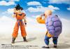 TAMASHII NATIONS Dragon Ball Сон Гоку Сайян вырос на Земле 140 мм окрашенная подвижная фигурка SHFiguarts - - Приблизительно. АБС и ПВХ