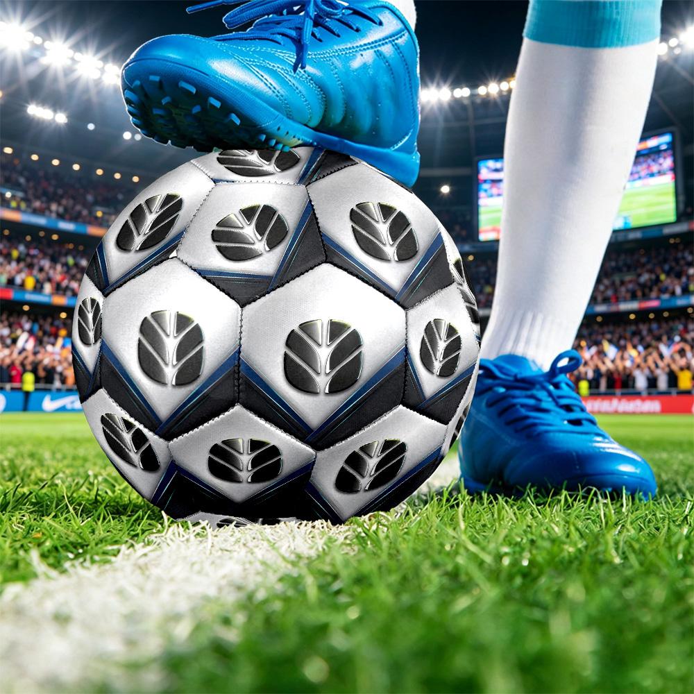 New Holland Print Standard Size 5 Soccer Ball Durable Shock?Absorbing Ball For Training Match Outdoor Play