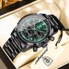 POEDAGAR Fashion Men Watch Waterproof Luminous Chronograph Military Male Clock Leather Luxury Quartz Elegant Men's Watches Reloj