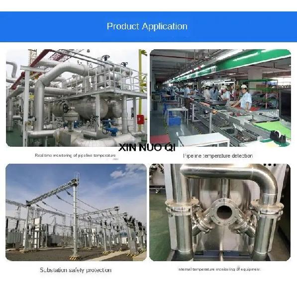 Industrial Non-contact Online Infrared Thermodetector Probe High Temperature Infrared Temperature Sensor Transmitter 4-20ma