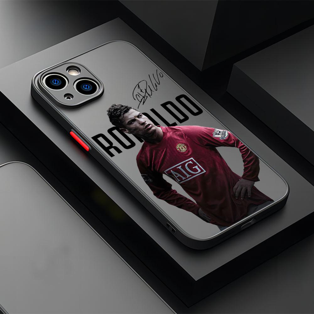 Известные футболисты C-CR7 Чехол для телефона для iPhone 17 16e 16 15 14 13 12 11 Mini Pro Air Max X XR XSMax Plus Матовый Прозрачный Чехол