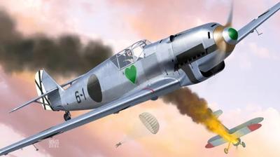AZ Model Истребитель Bf109A Первая кровь Пластиковая модель AZM7887 1/72 "Антон" (Самолет)