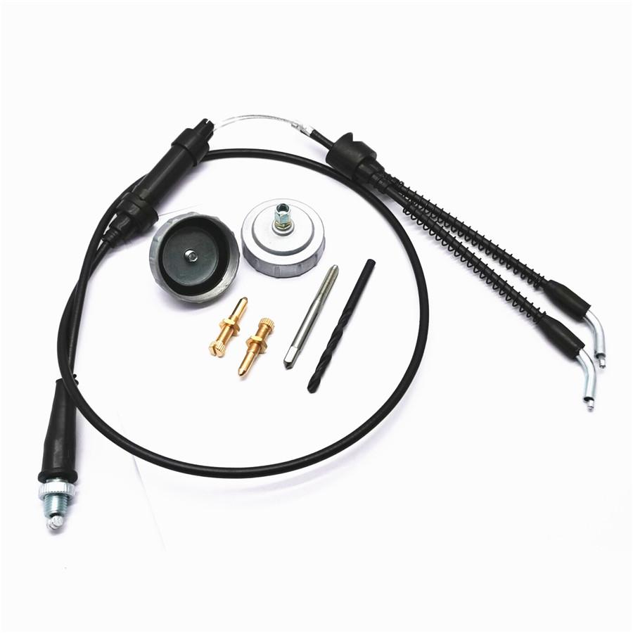 Комплект заглушек тросика газа, крышки карбюратора и винтов холостого хода для Yamaha Yfz350 Banshee 1987-2006.