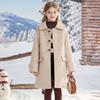 Girls' Loose-Fitting Wool Coat: Fall/Winter Kids' Fashion Thick Wool Coat