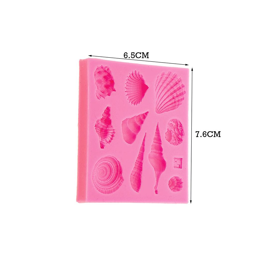 1 шт. DIY прекрасный ракушка морская звезда раковина морская силиконовая форма помадка торт форма для мыла торт шоколад