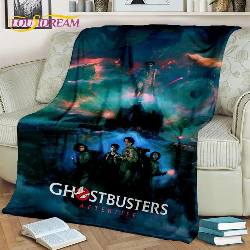 Одеяло G-Ghostbusters с героями мультфильмов, мягкое фланелевое одеяло для дома, спальни, кровати, дивана, пикника, офиса, пешего туризма, отдыха, сна, подарок