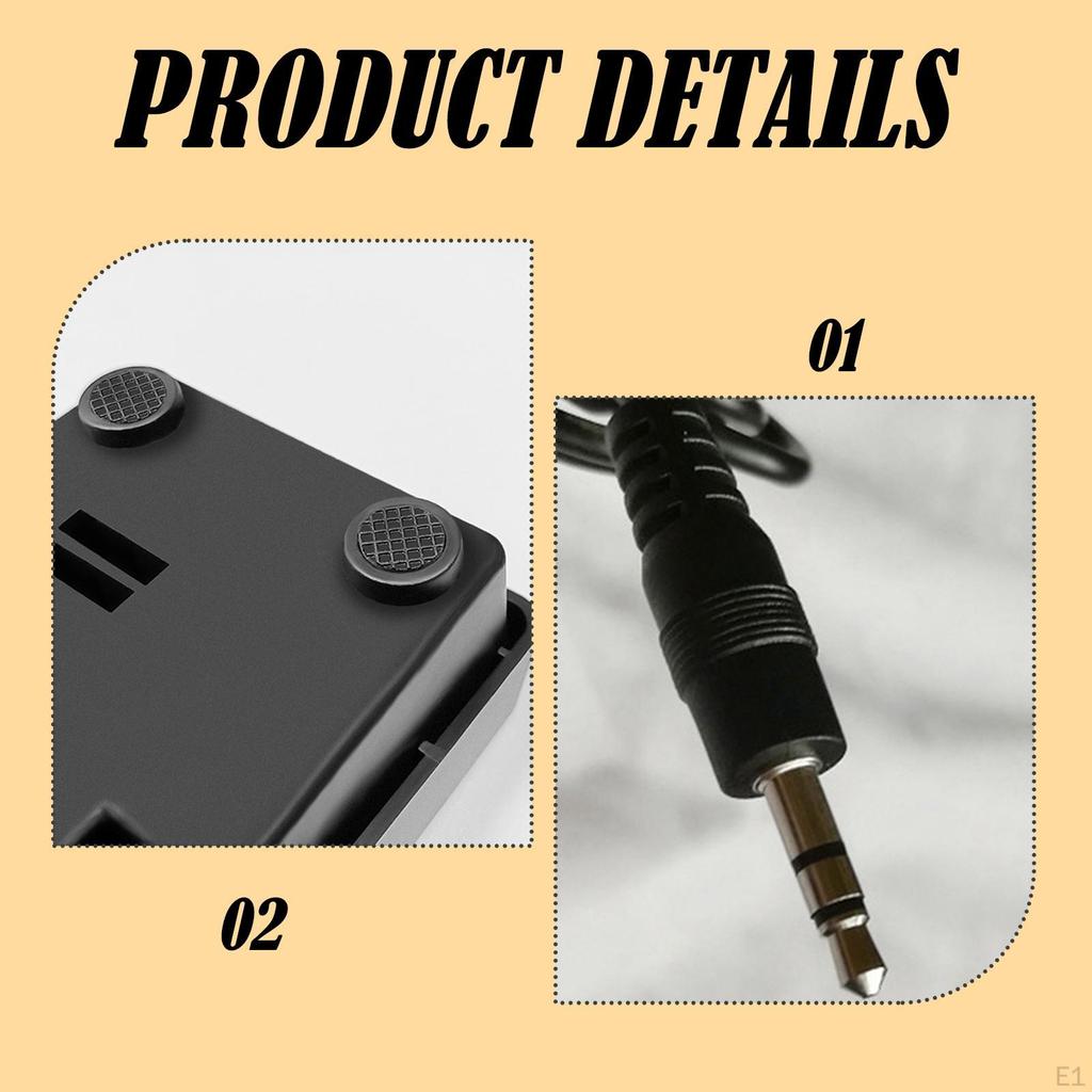 Электронная педаль для барабана Черная Штекер 3,5 мм Компактный ножной переключатель Аксессуар для синтезаторов