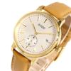 SOUE Pair Watch Classics Pair Watch Ladies Pair Couple 38mm Size Leather Belt Leather Band Camel Gold Ivory Dial [SOUE] Men's