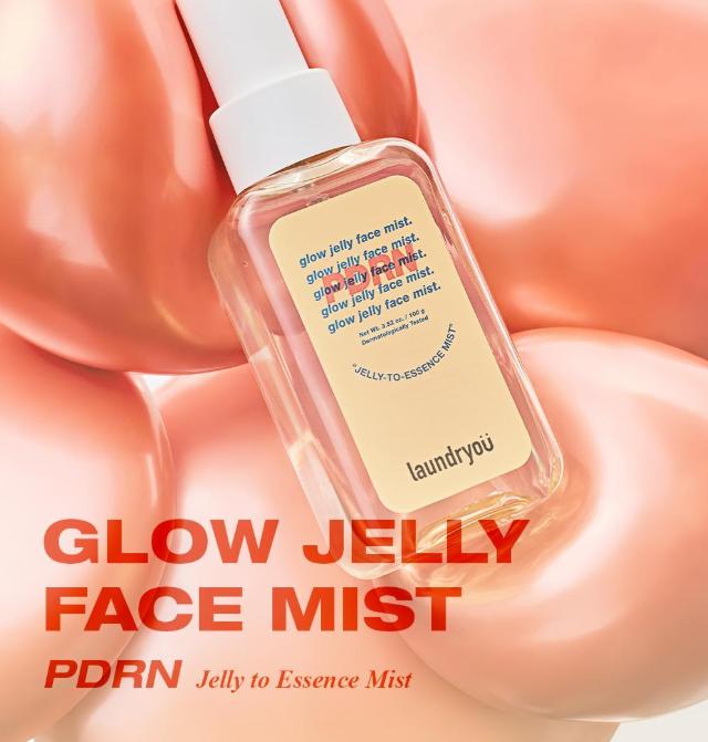 laundryou Спрей-туман для лица Glow Jelly Mist PDRN 100г Увлажняющий сияющий спрей для лица