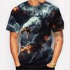 Fashion 3D Print Eagle Graphics T-Shirt For Men Tees Animal Camisetas Pattern Short Sleeve Tops Summer Casual Men's Clothing