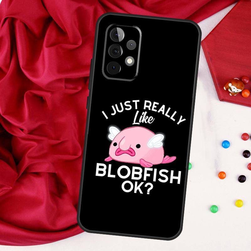 Милый Рыба-капля Для Samsung Galaxy A52 A32 A22 A54 A14 A16 A26 A36 A56 A55 A35 A05 A06 A15 A53 A33 A13 Чехол